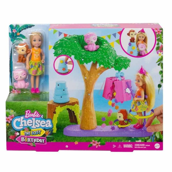 Barbie ve Chelsea Kayıp Doğum Günü Parti Eğlencesi Oyun Seti