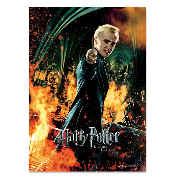 Harry Potter Wizarding World Deathly Hallows Part 2 Draco Malfoy Poster