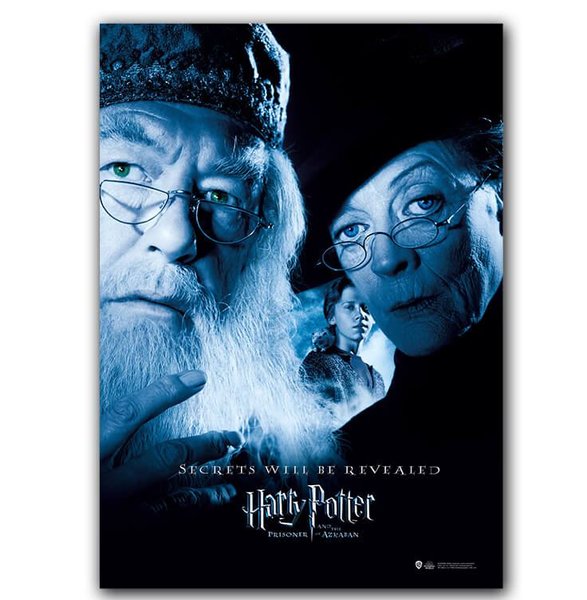 Wizarding World   Harry Potter Poster   Prisoner of Azkaban Dumbledore/McGonagall B.