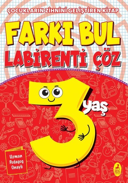 Farkı Bul Labirenti Çöz - 3 Yaş