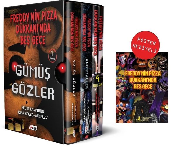Freddy'nin Pizza Dükkanı'nda Beş Gece Seti - 3 Kitap Takım