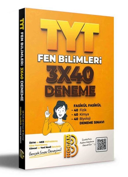 2021 TYT Fen Bilimleri 3x40 Fasikül Denemeler