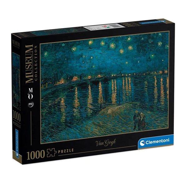 Clementoni Van Gogh Notte Stellata Sul Rodano 1000 Parça Puzzle 39344
