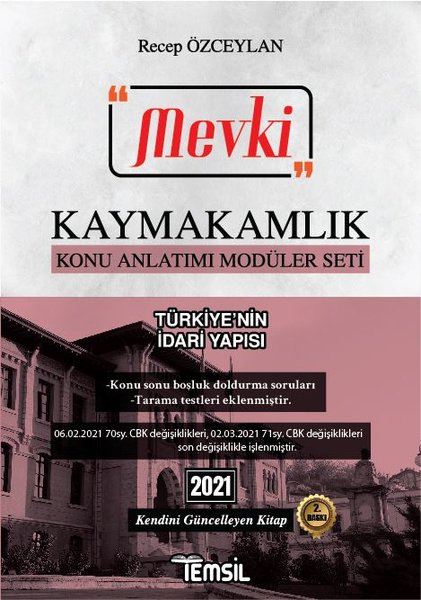 2021 Mevki Türkiye'nin İdari Yapısı - Kaymakamlık Konu Anlatımlı Modüler Seti