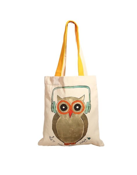 OrganiCraft Canvas Totebag The Owl