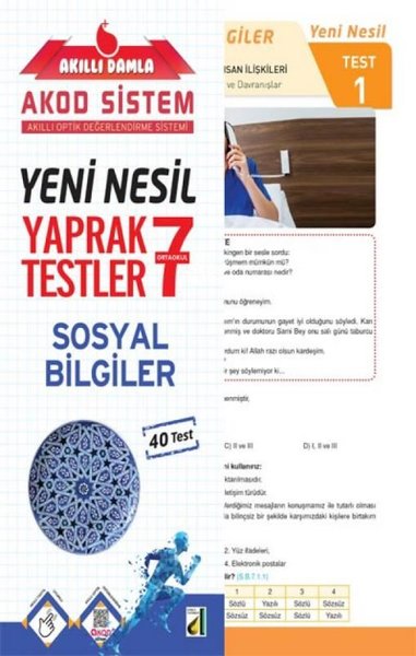 7. Sınıf Sosyal Bilgiler Yaprak Testler