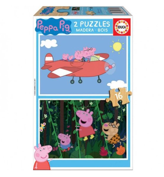 Educa 2x16 Peppa Pig Puzzle