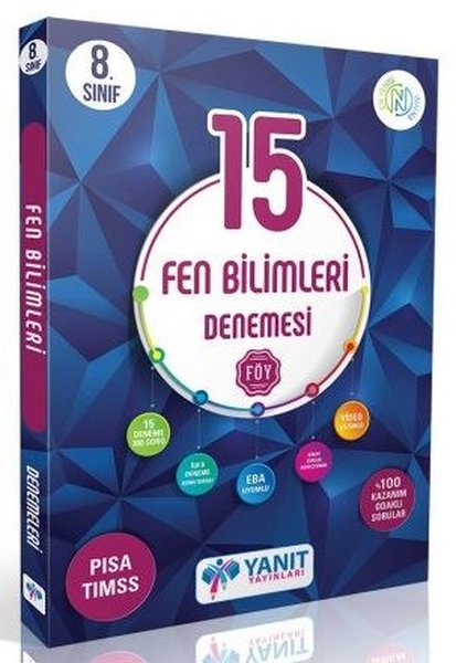 8. Sınıf Fen Bilimleri 15'li Branş Denemesi Yan...