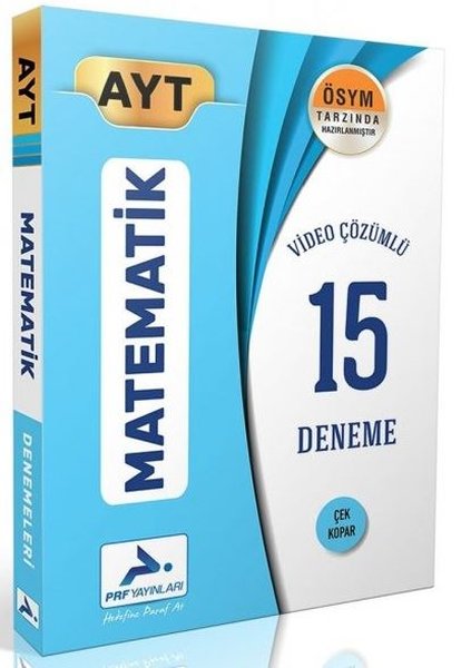 AYT Matematik Video Çözümlü 15 Deneme