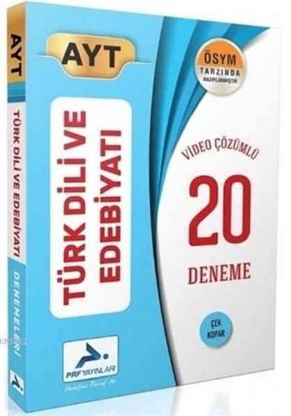 AYT Türk Dili ve Edebiyatı Video Çözümlü 20 Deneme
