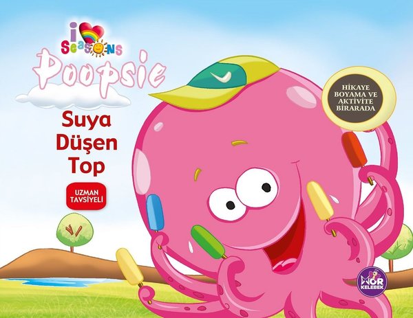 Suya Düşen Top - Hikaye Boyama ve Aktivite Bir ...