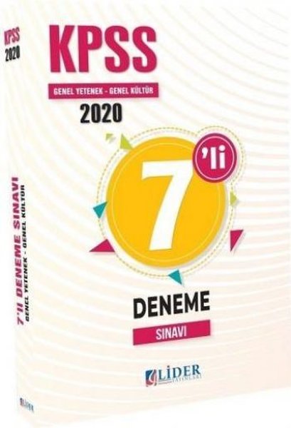 2021 KPSS Genel Yetenek Genel Kültür 7'li Deneme