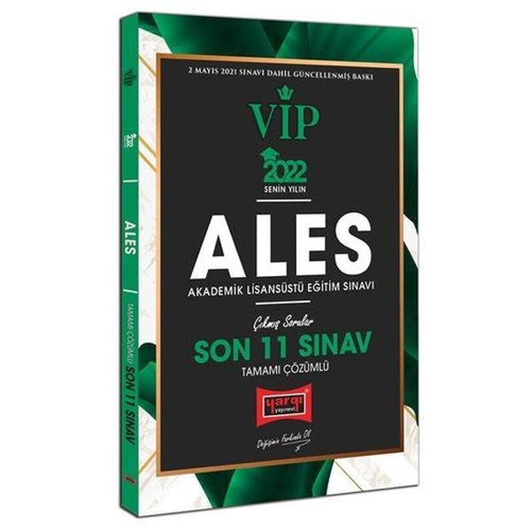 2022 ALES VIP Tamamı Çözümlü Son 11 Sınav Çıkmış Sorular