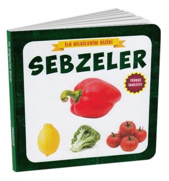 Sebzeler - Türkçe - İngilizce İlk Bilgilerim Dizisi