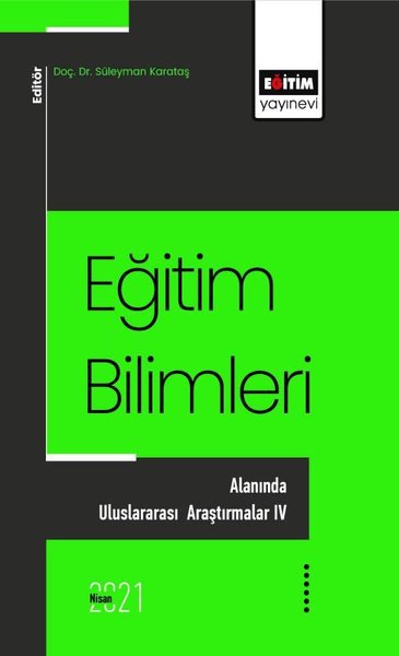 Eğitim Bilimleri Alanında Uluslararası Araştırmalar 4