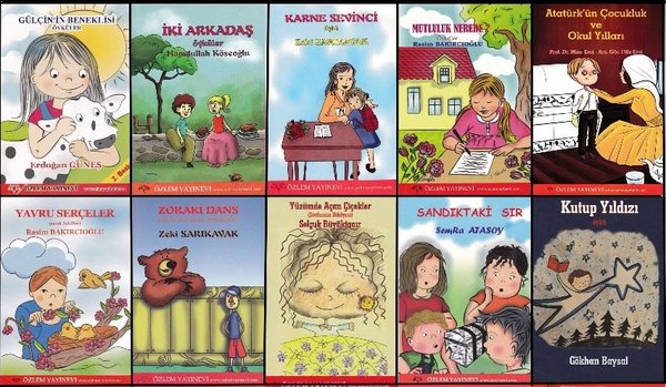 Dokuz Yaş Öykü Seti - 10 Kitap Takım