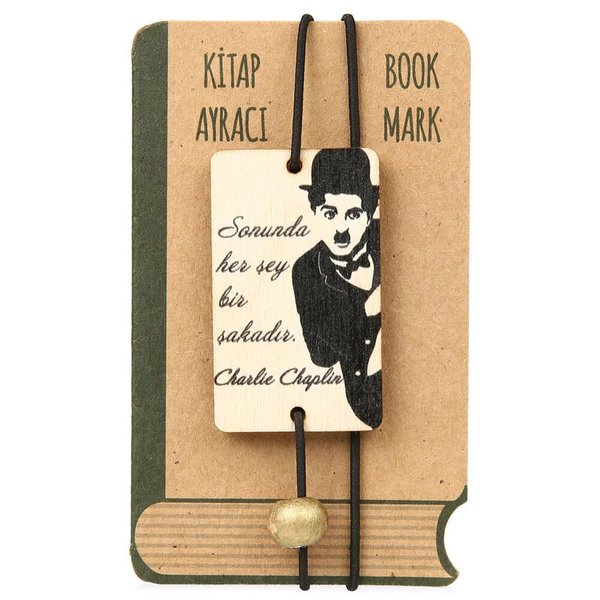 Pan Elastik Kitap Ayracı Charlie Chaplin