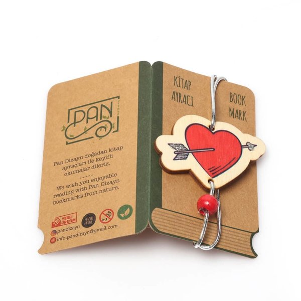 Pan Elastik Kitap Ayracı Love8