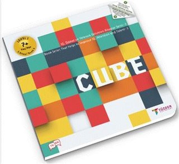 Cube 7+ Yaş - Level 1 3.Kitap - IQ Dikkat ve Yetenek Geliştiren Kitaplar Serisi