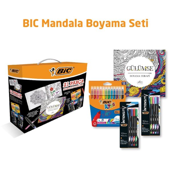 Bic Mandala Boyama 21 Parça