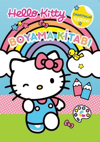 Hello Kitty-Boyama Kitabı - Çıkartmalar İçeride!