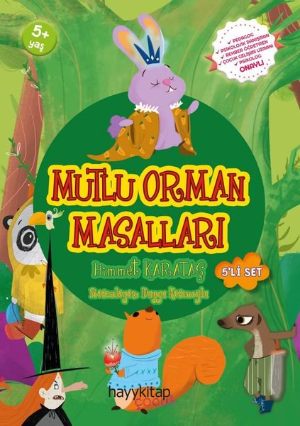 Mutlu Orman Masalları Seti - 5 Kitap Takım