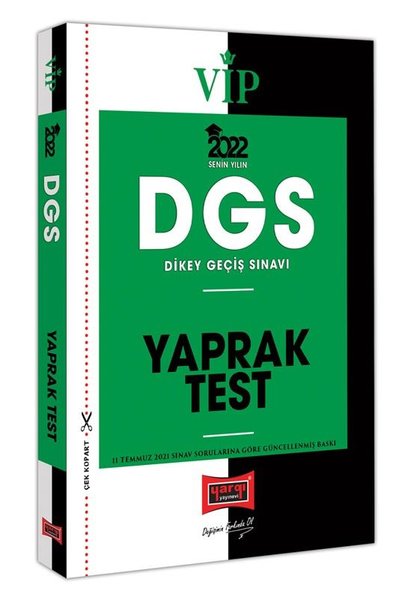 2022 VİP DGS Yaprak Test