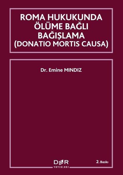 Roma Hukukunda Ölüme Bağlı Bağışlama