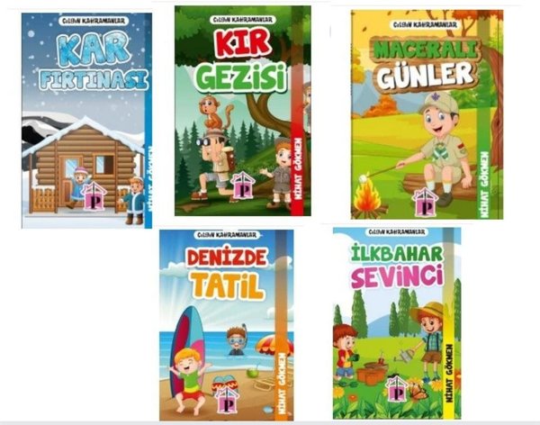 Çılgın Kahramanlar Seti - 5 Kitap Takım