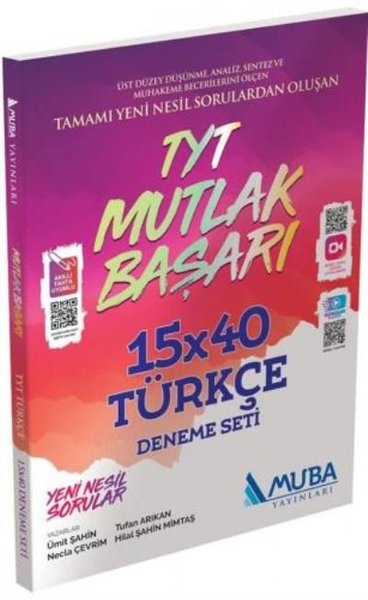 2022 TYT Mutlak Başarı Türkçe 15x40 Deneme Seti