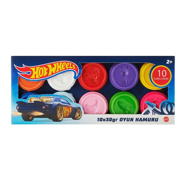 Hot Wheels 10x30 gr Oyun Hamurları