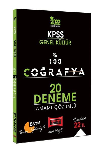 2022 KPSS Genel Kültür 100 Coğrafya Tamamı Çözümlü 20 Deneme