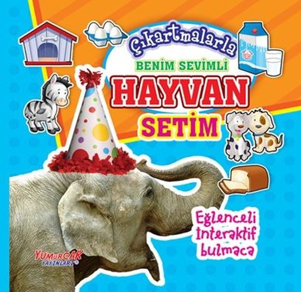 Çıkartmalarla Benim Sevimli Hayvan Setim - Eğlenceli İnteraktif Bulmaca