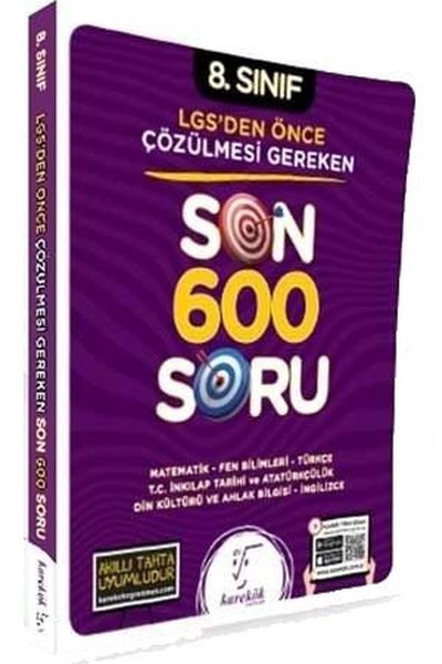 8.Sınıf LGS'den Önce Çözülmesi Gereken Son 600 Soru