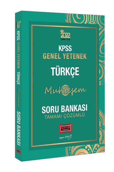 2022 KPSS Genel Yetenek Muhteşem Türkçe Tamamı Çözümlü Soru Bankası