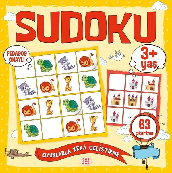 Çocuklar İçin Sudoku 3+Yaş - Çıkartmalı