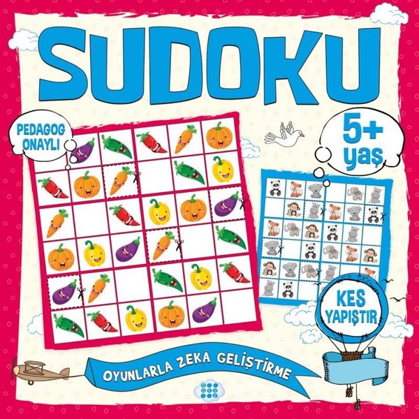 Çocuklar İçin Sudoku - Kes - Yapıştır 5+Yaş