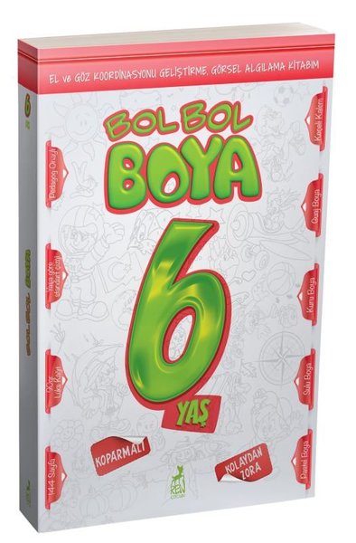 Bol Bol Boya 6 Yaş - Boyama Kitabı