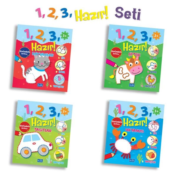 1 - 2  - 3 Hazır Seti - 4 Kitap Takım