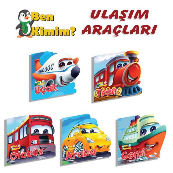 Ben Kimim Ulaşım Araçları Seti - 5 Kitap Takım