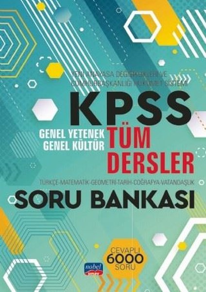 KPSS Tüm Dersler Genel Yetenek Genel Kültür Soru Bankası