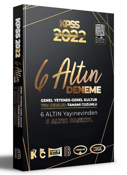 2022 KPSS Genel Yetenek Genel Kültür Tamamı Çözümlü 6 Altın Deneme