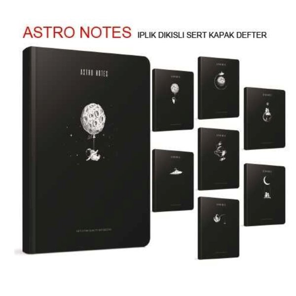 Gıpta Astro Notes A7 120 Yp Çizgili İp Dikiş Sert Kpk Butik Defter