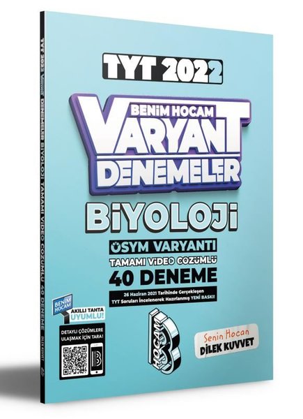 2022 TYT Biyoloji Tamamı Video Çözümlü 12 Deneme Sınavı