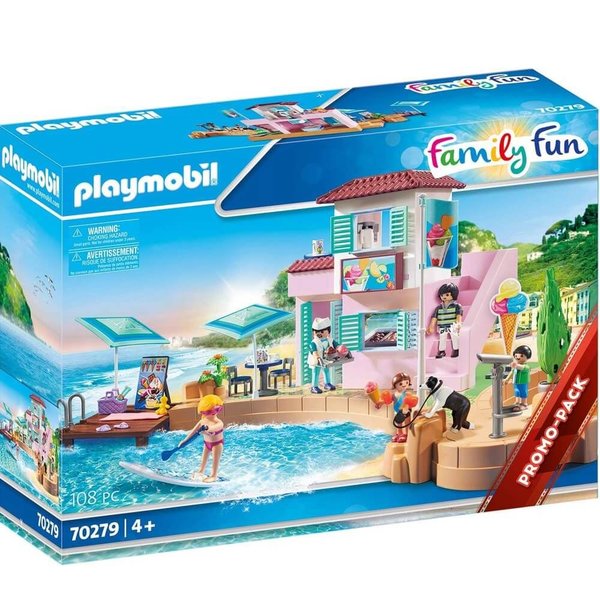 Playmobil Waterfront Ice Cream Shop 70279