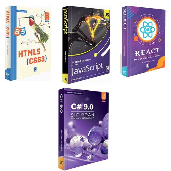 C# 9.0 ile Full Stack Programlama Seti - 4 Kitap Takım