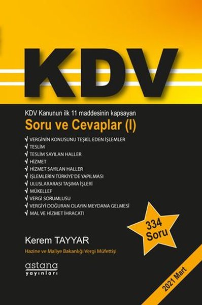 KDV Soru ve Cevaplar - 1