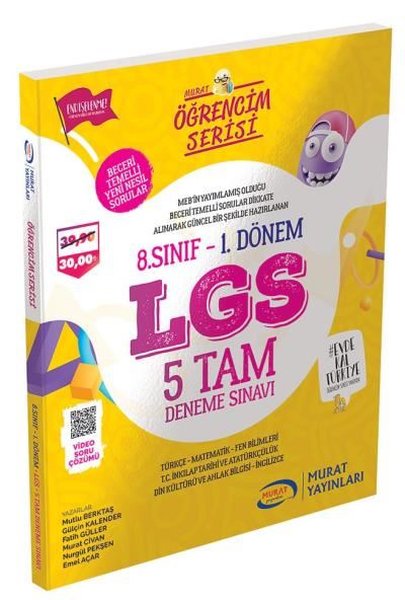 8.Sınıf LGS 1.Dönem 5 Tam Deneme Sınavı