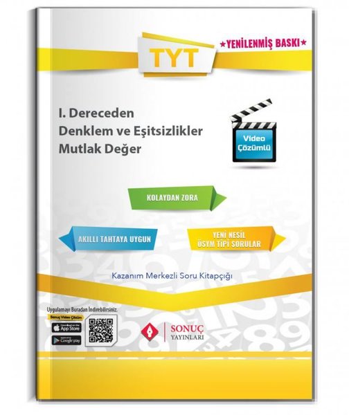 TYT 1.Dereceden Denklem ve Eşitsizlikler