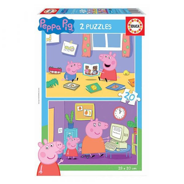 Educa Peppa Pıg Fsc 2X20 Puzzle